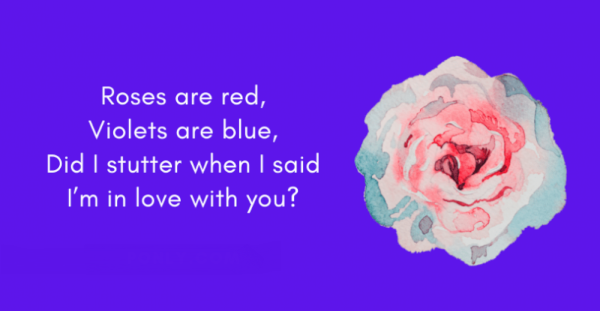   ורדים הם סיגליות אדומות הן בדיחות כחולות